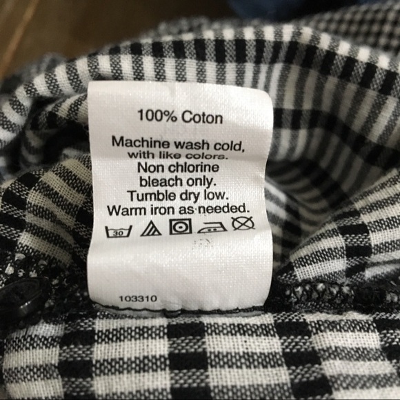 Madewell oversized gingham button down top xs - Picture 8 of 8